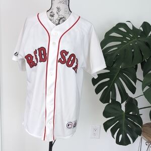 White Red Sox Baseball Jersey